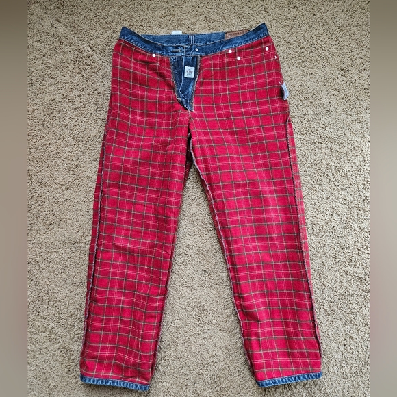 Eddie Bauer Flannel Lined Premium Denim Jeans - Picture 3 of 7